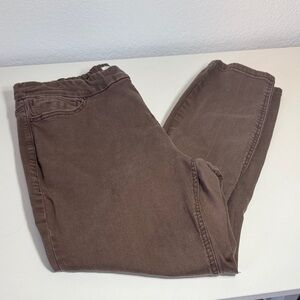 Brown Casual Pants